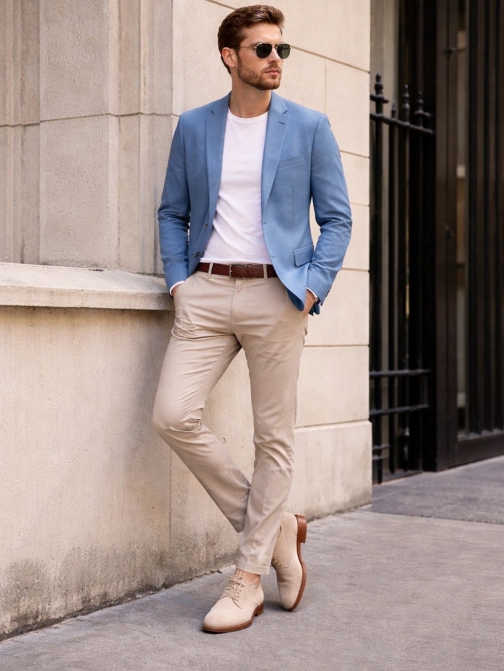 COACH Men’s Beige Suede Dress Shoes 👞 - Picture 9 of 10